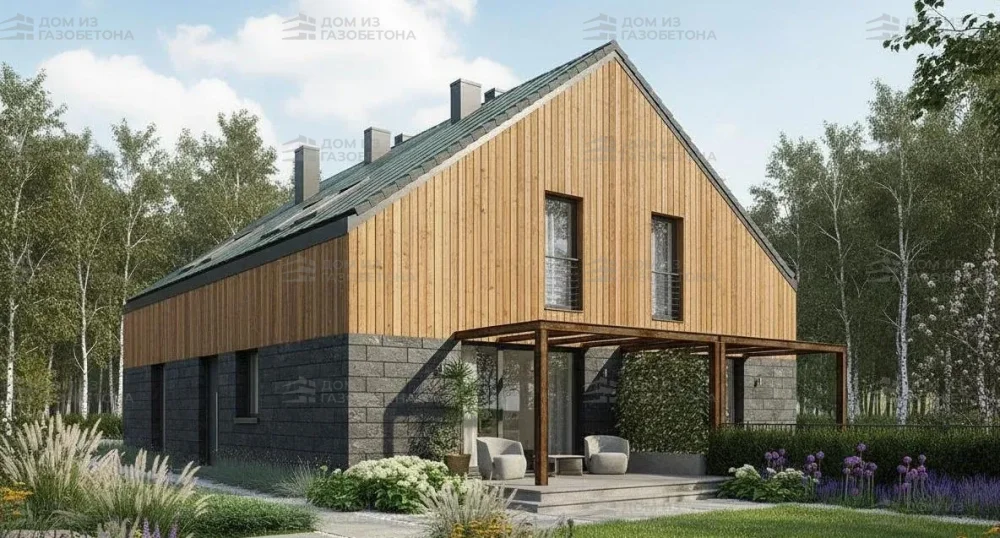 Проект Двухэтажный дом 13 на 15, 131 м2