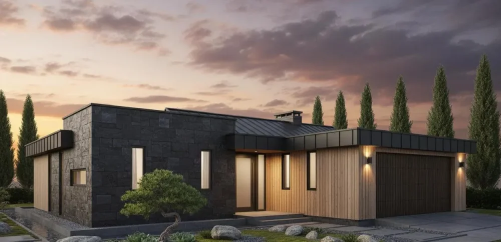 Проект Одноэтажный дом 12 на 22, 188 м2