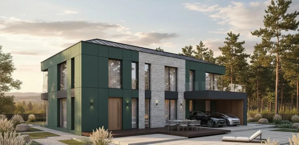 Проект Двухэтажный дом 17 на 10, 206 м2